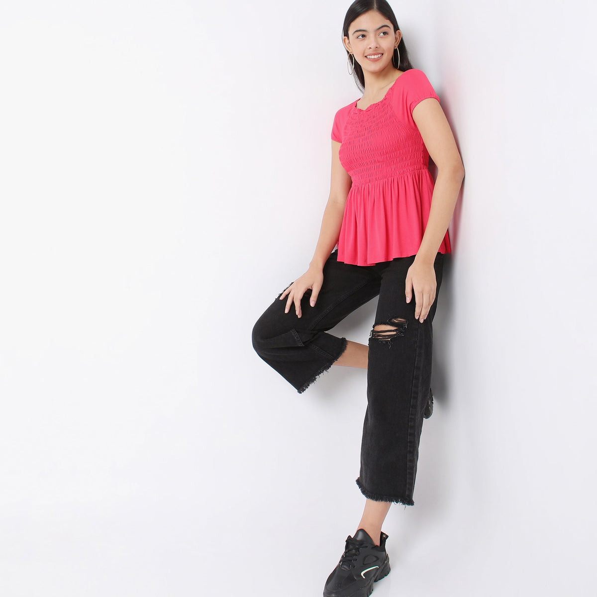 Regular Fit Solid Top