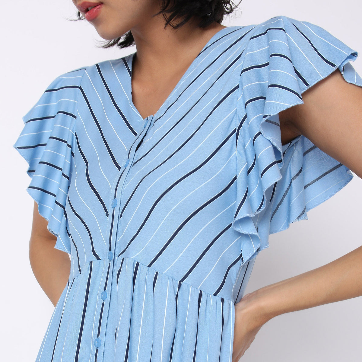 Regular Fit Striped Dress