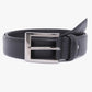 Men Wearing Genuine Leather Black Belts