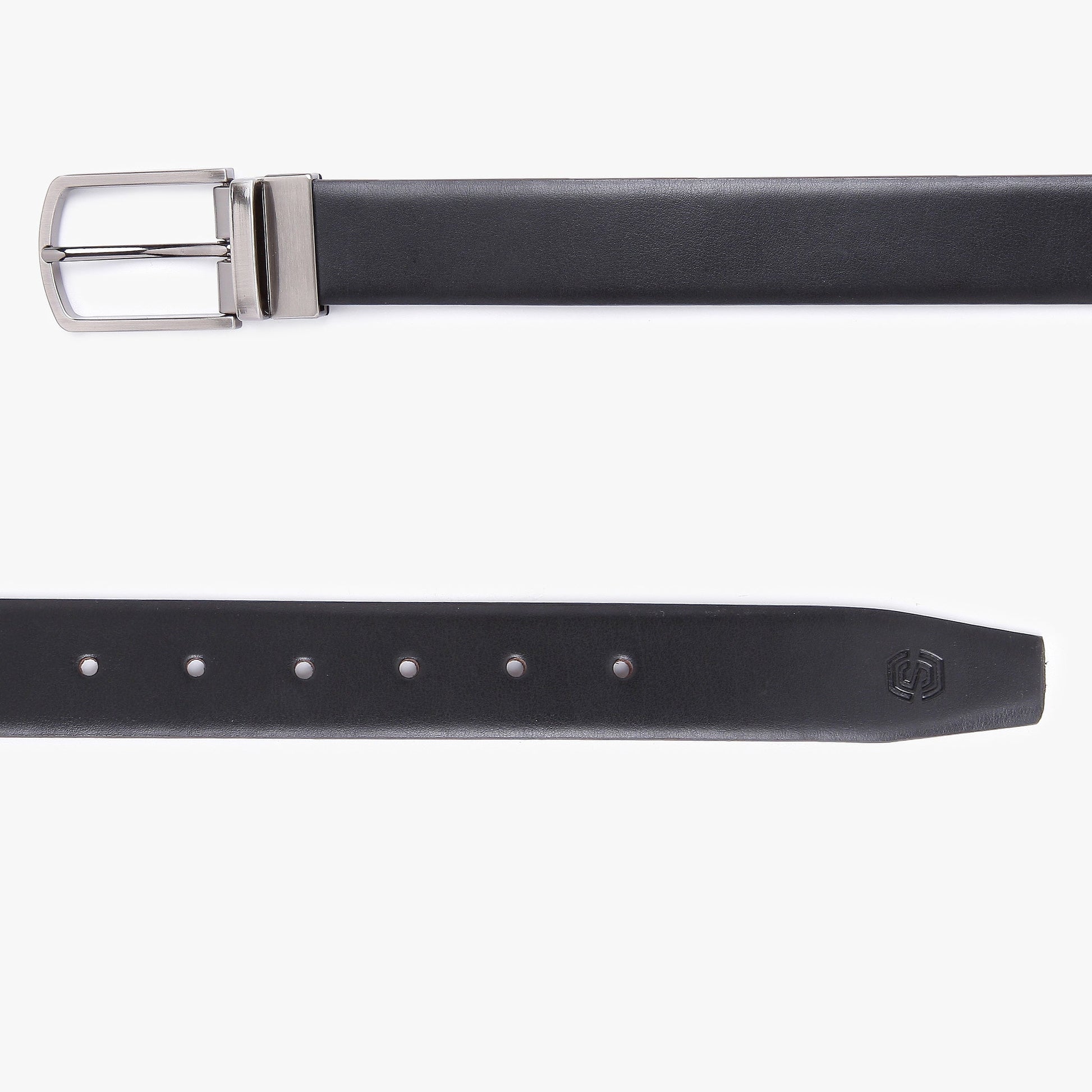 Men Wearing Genuine Leather Black & Brown Belts