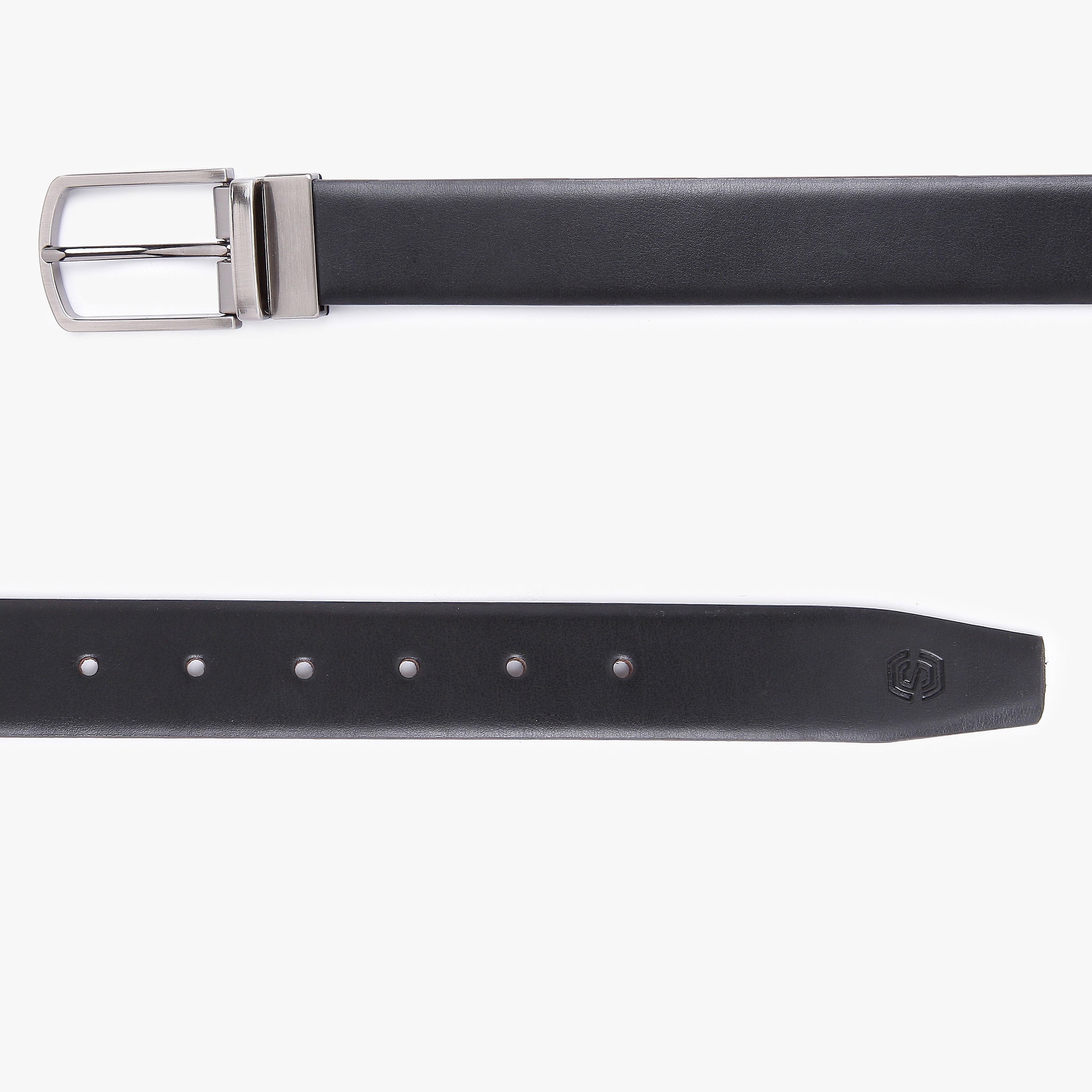 Men Wearing Genuine Leather Black & Brown Belts