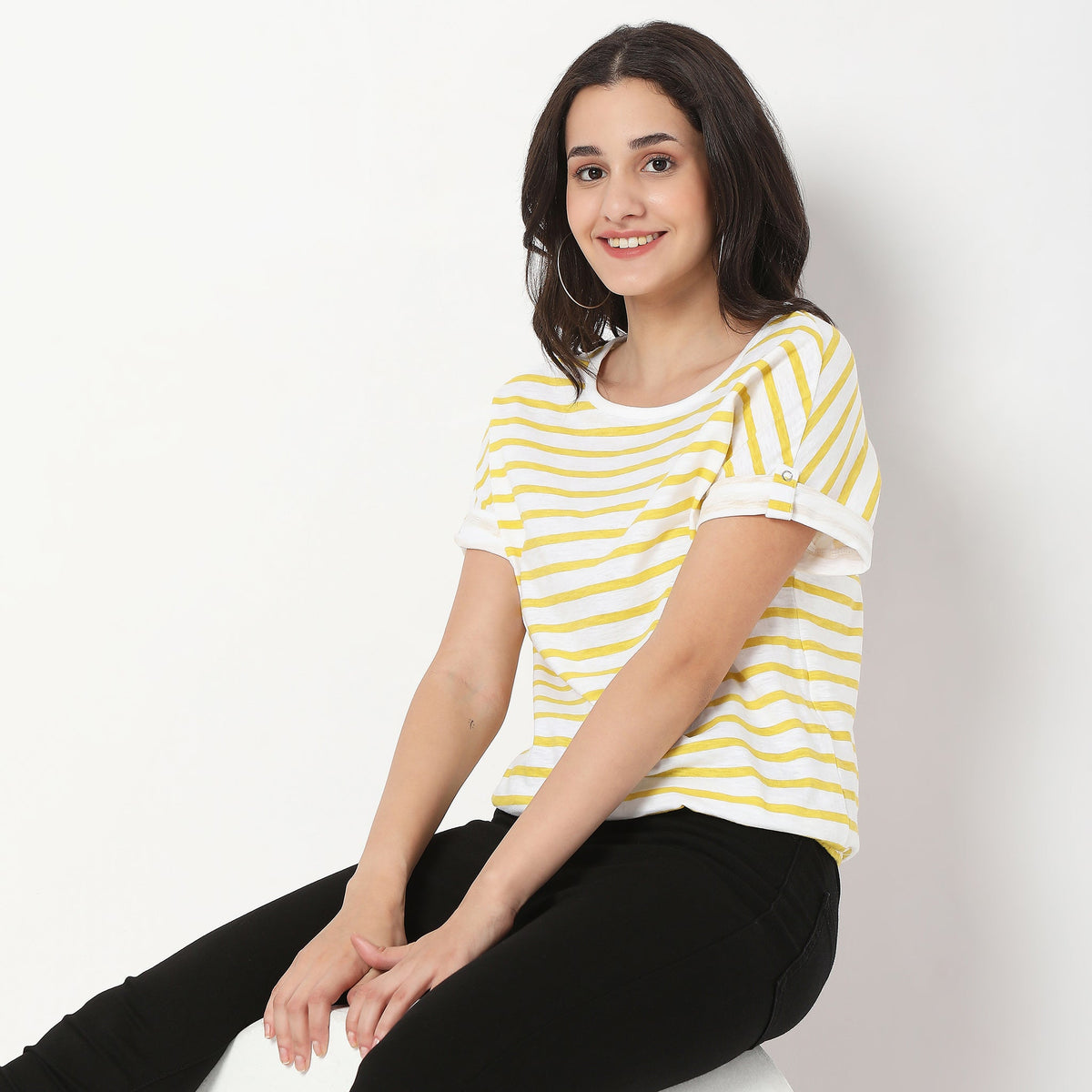 Regular Fit Striped T-Shirt