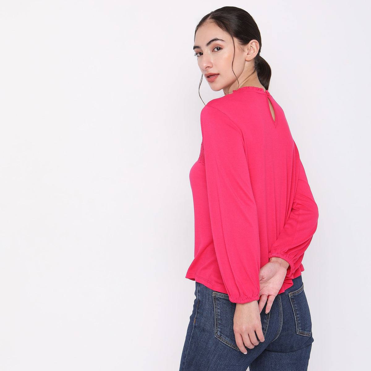 Regular Fit Solid Top