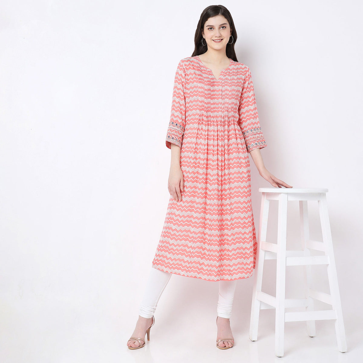 Regular Fit Printed Kurta