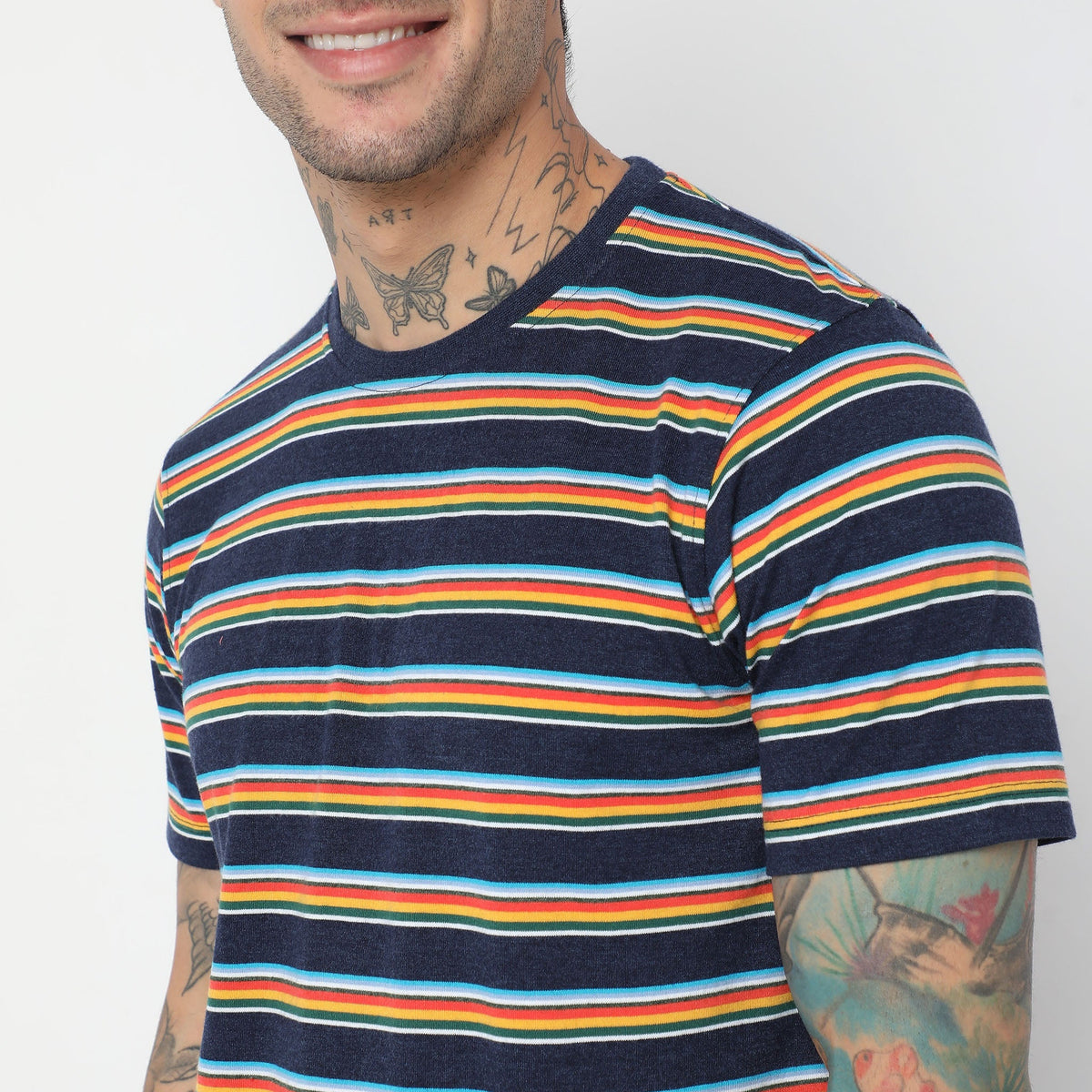 Regular Fit Striped T-Shirt