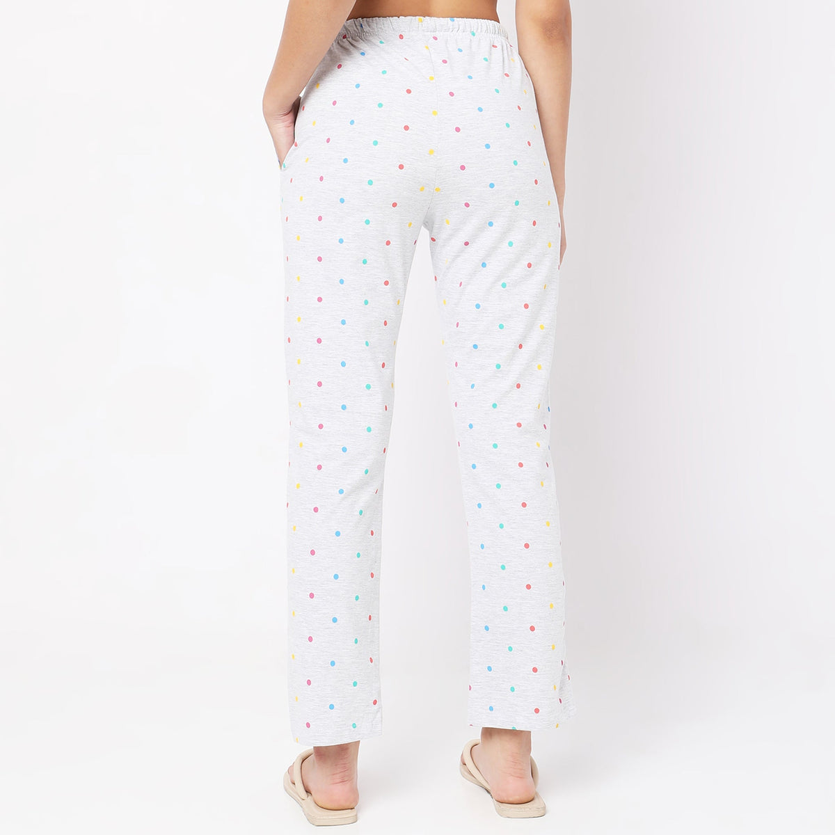 Regular Fit Printed Mid Rise Pyjamas