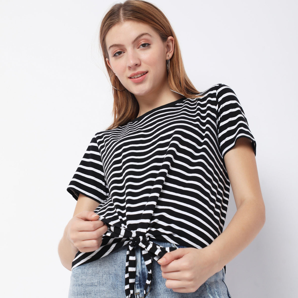 Regular Fit Striped T-Shirt