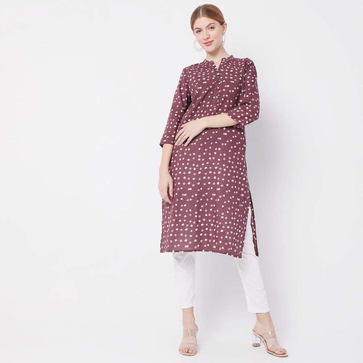 Straight Fit Printed Kurta