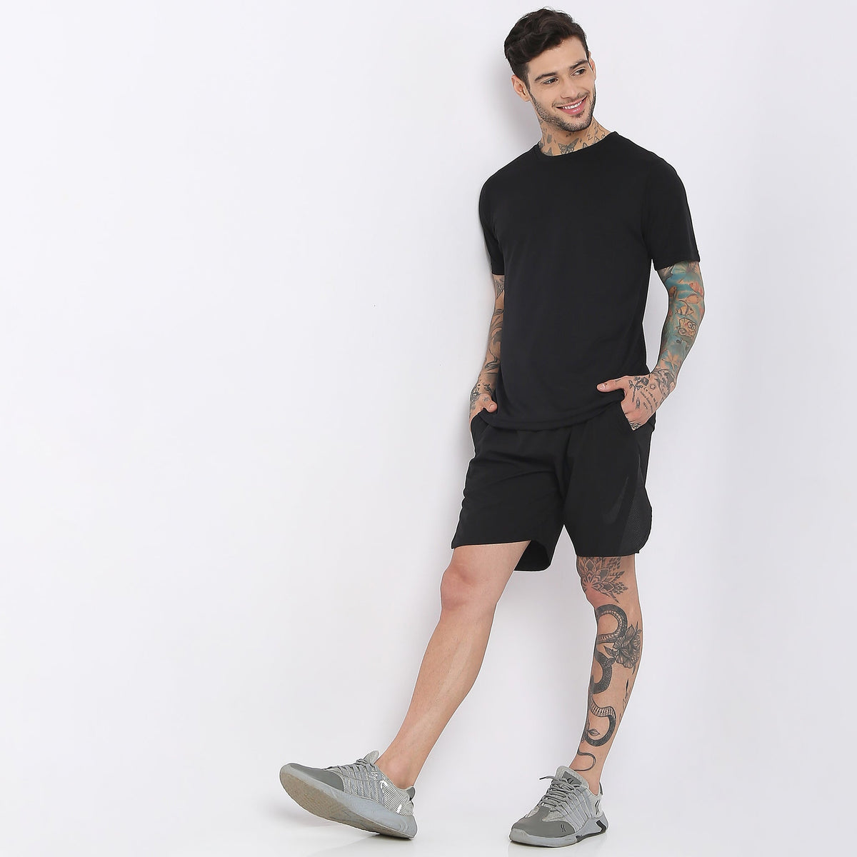 Regular Fit Solid T-Shirt