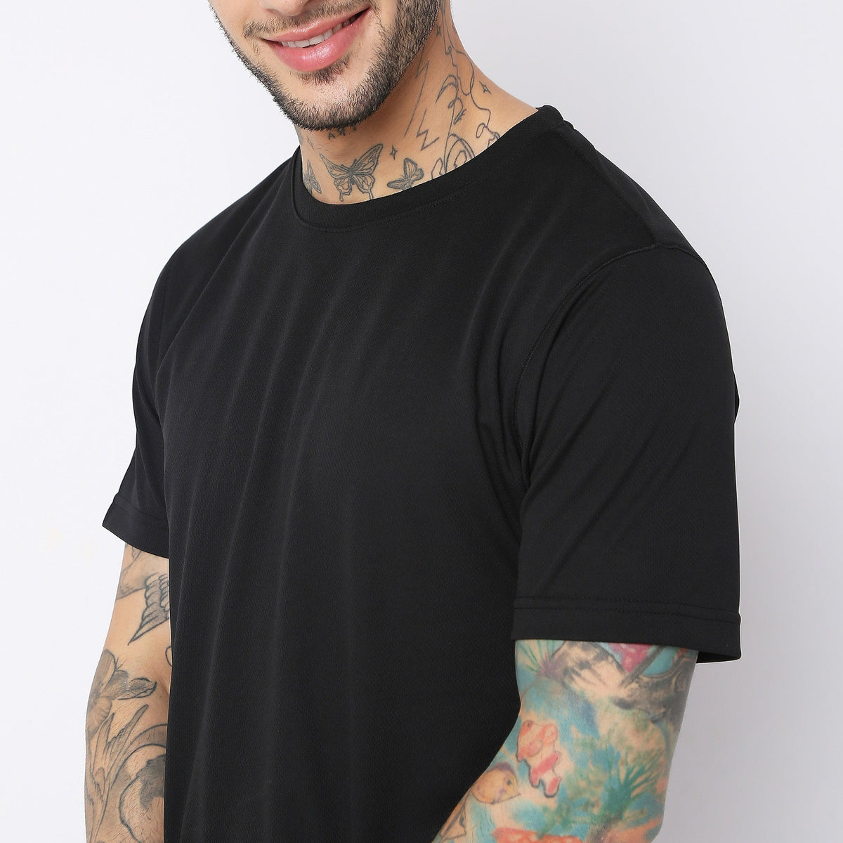 Regular Fit Solid T-Shirt