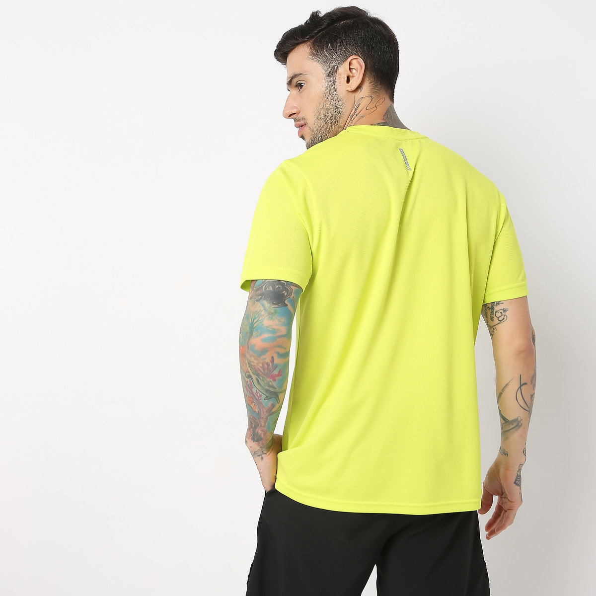 Regular Fit Solid T-Shirt