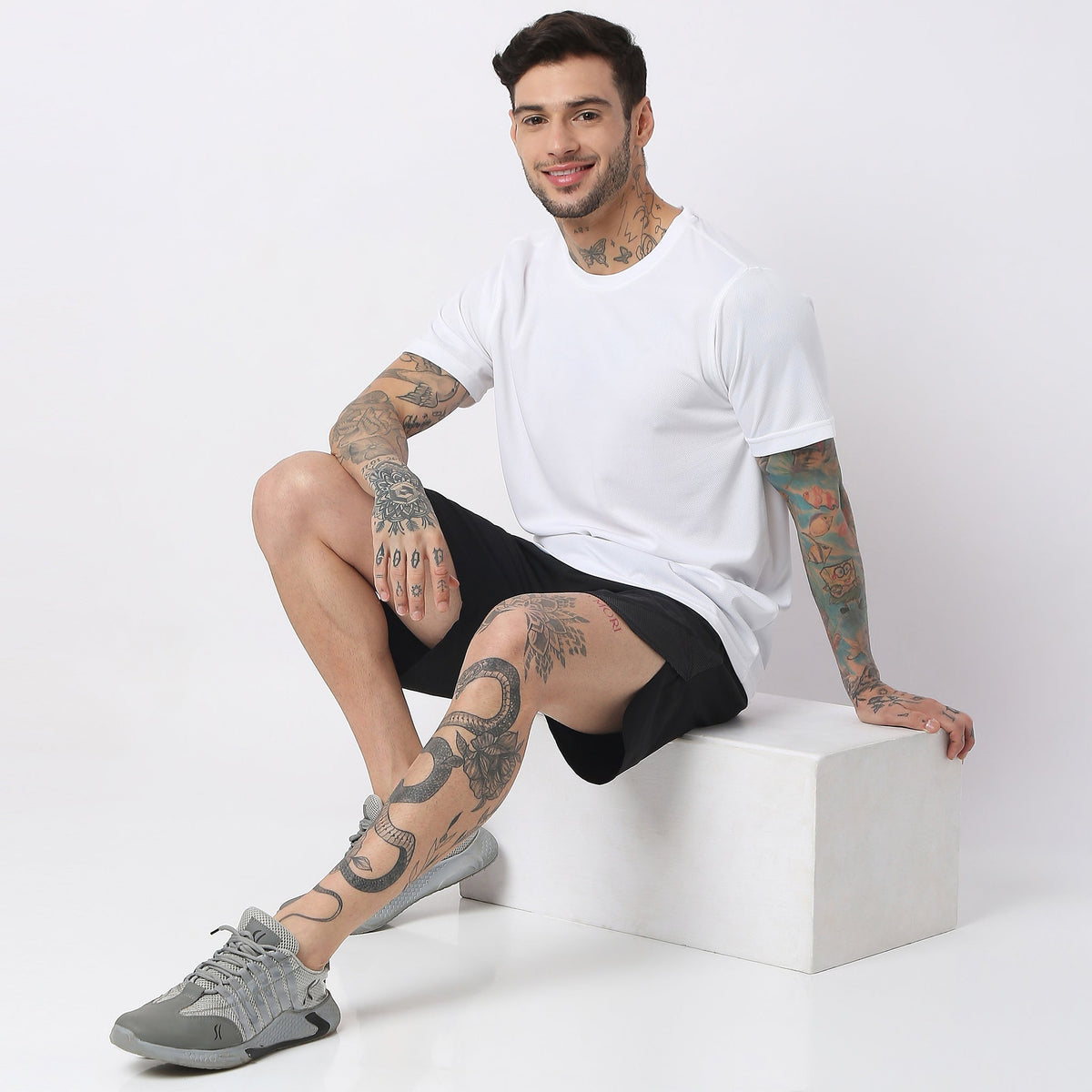 Regular Fit Solid T-Shirt