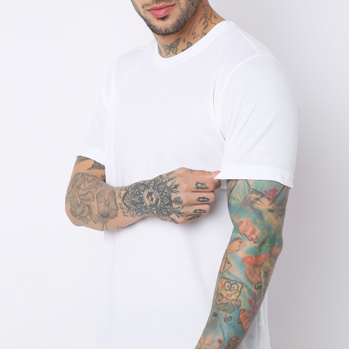 Regular Fit Solid T-Shirt