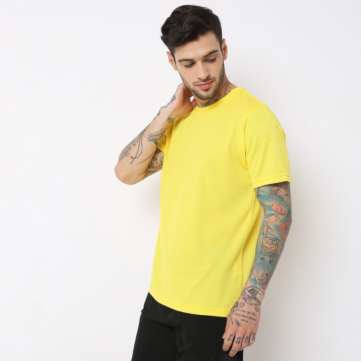 Regular Fit Solid T-Shirt