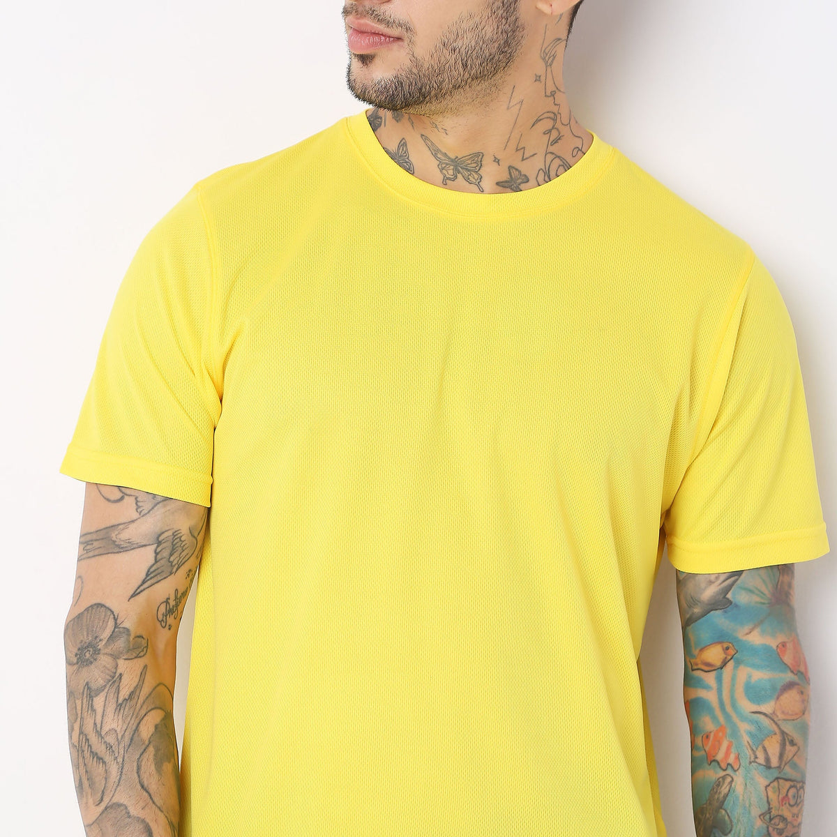 Regular Fit Solid T-Shirt