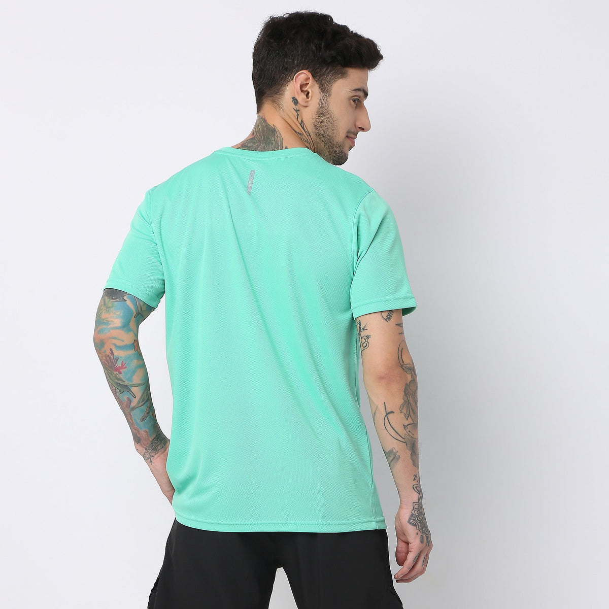 Regular Fit Solid T-Shirt