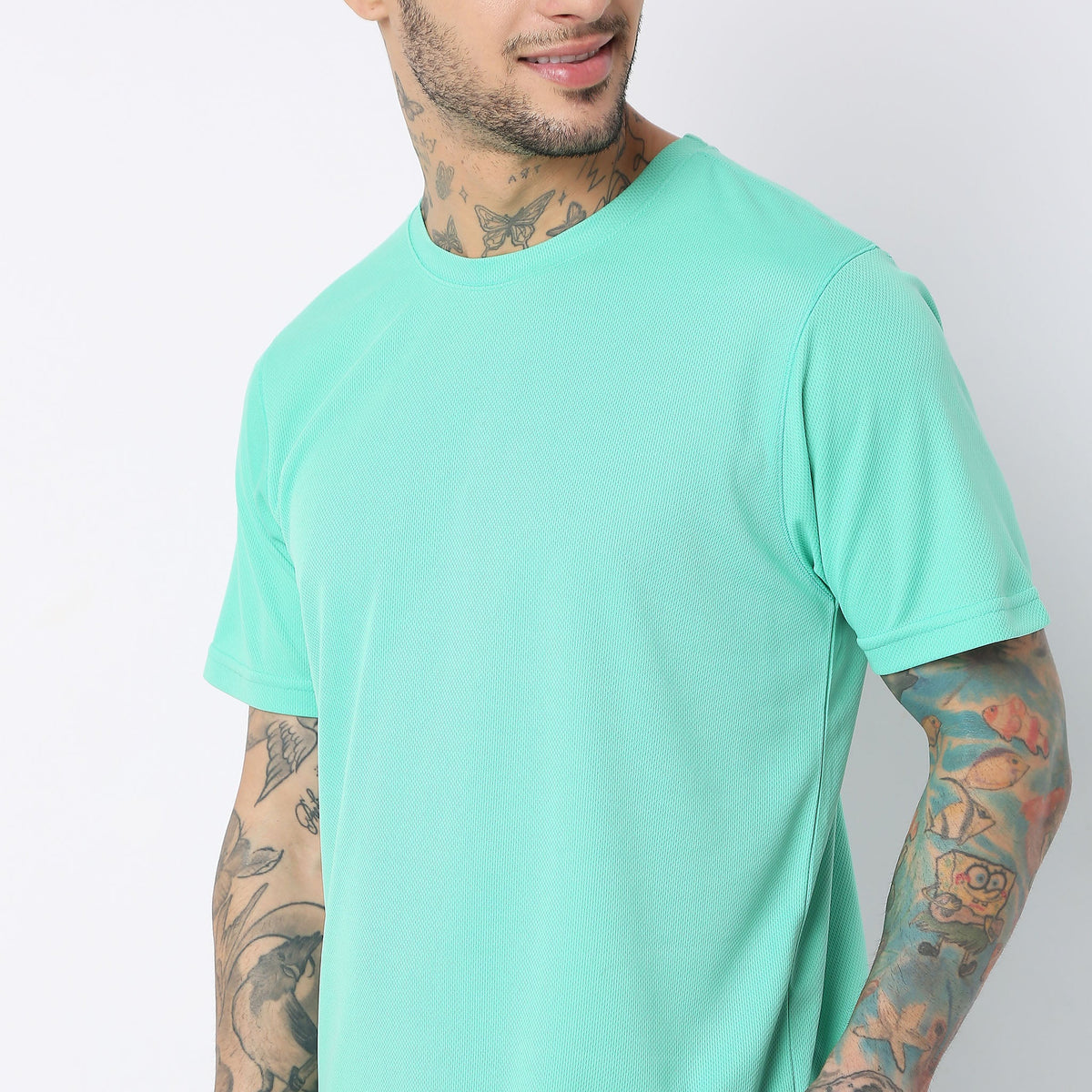 Regular Fit Solid T-Shirt