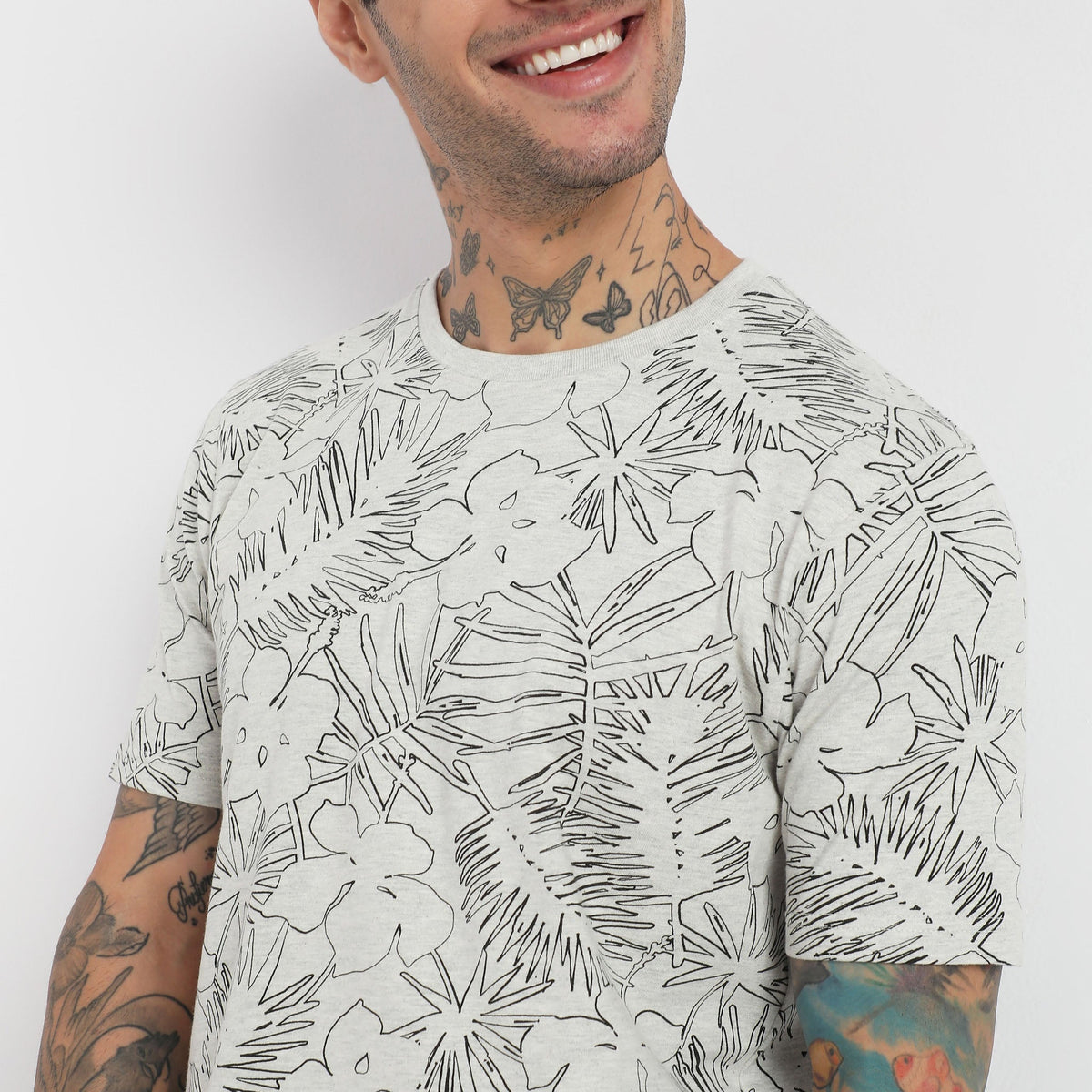 Regular Fit Floral T-Shirt