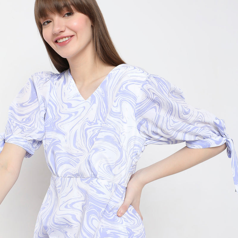 Regular Fit Abstract Dress