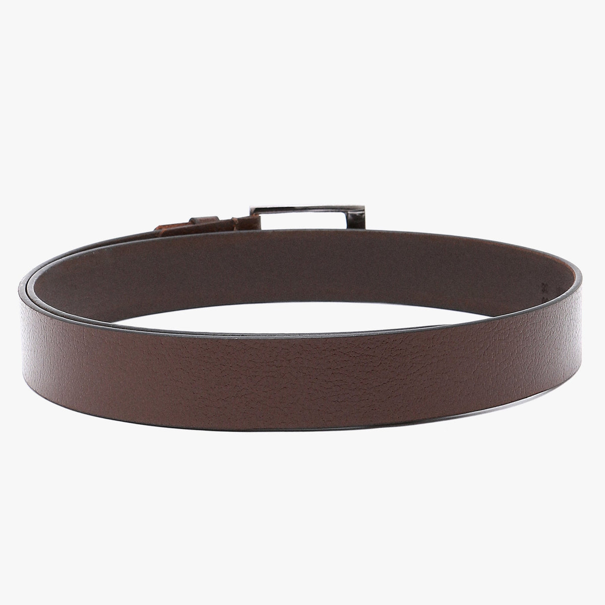 Men Wearing Genuine Leather Brown Belts