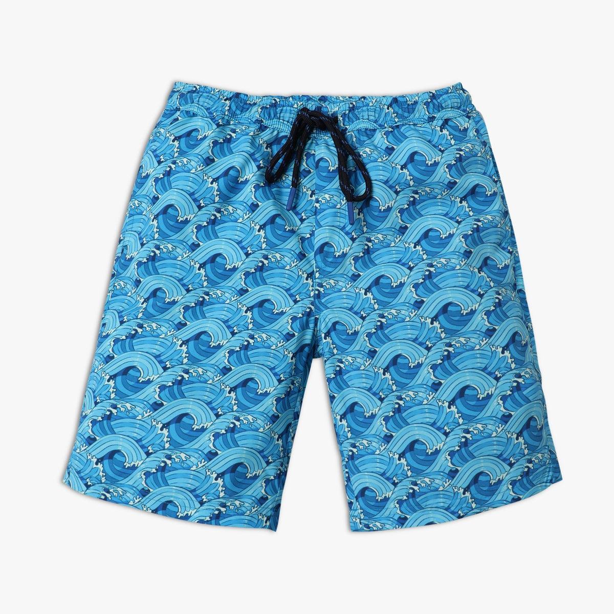 Boy's Regular Fit Printed Mid Rise Shorts