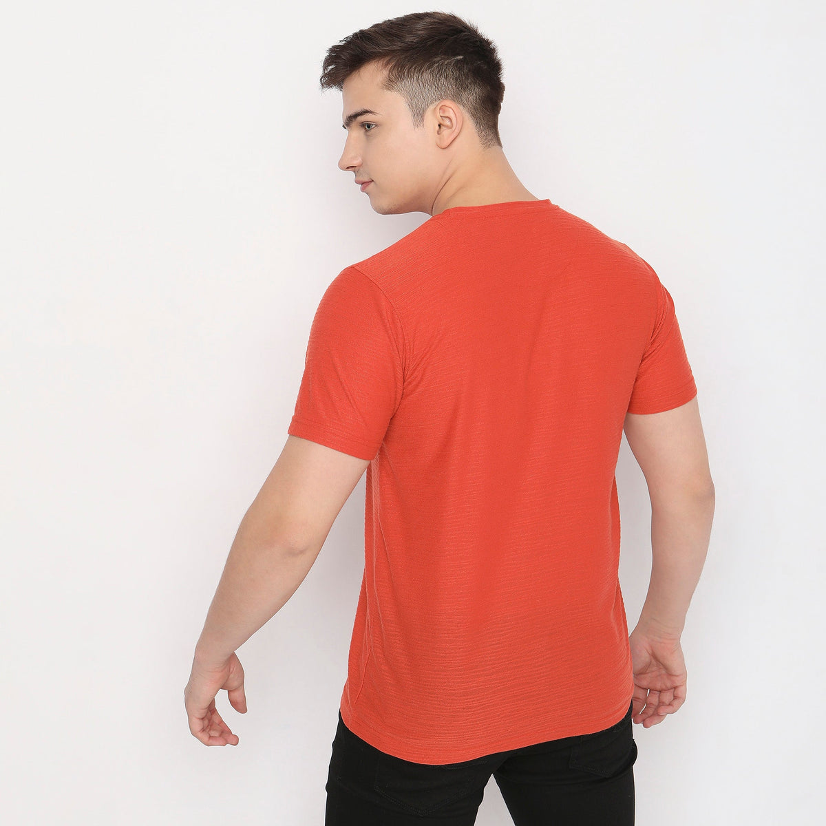 Regular Fit Textured T-Shirt