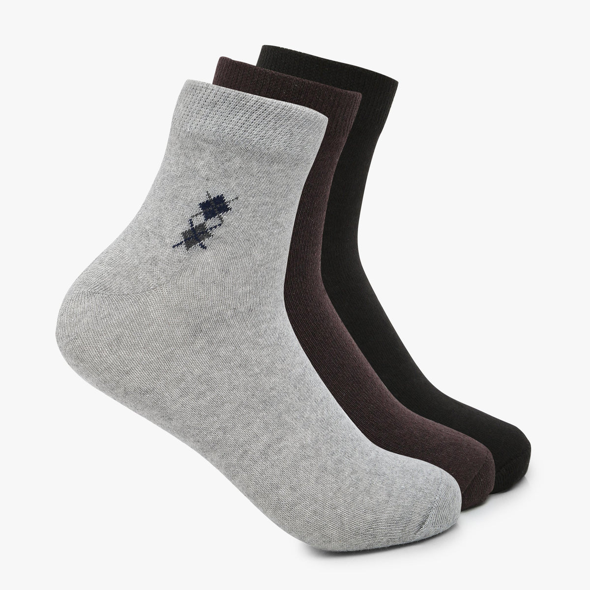 Men Wearing Assorted Free Size Socks