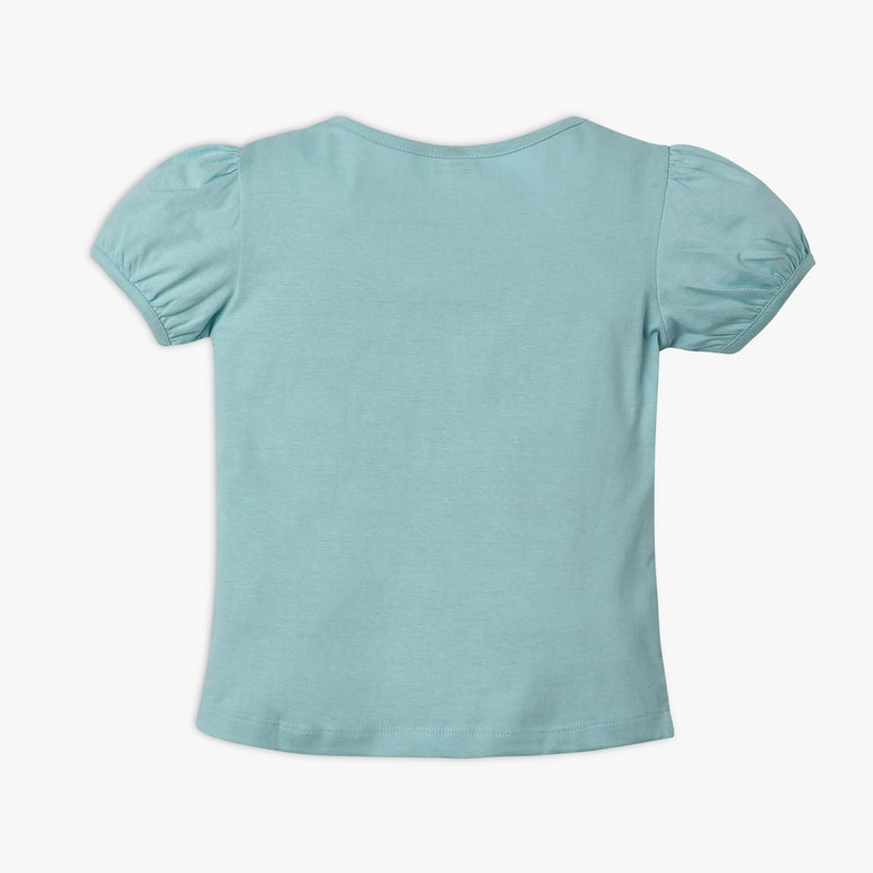 Girl's Regular Fit Printed T-Shirt