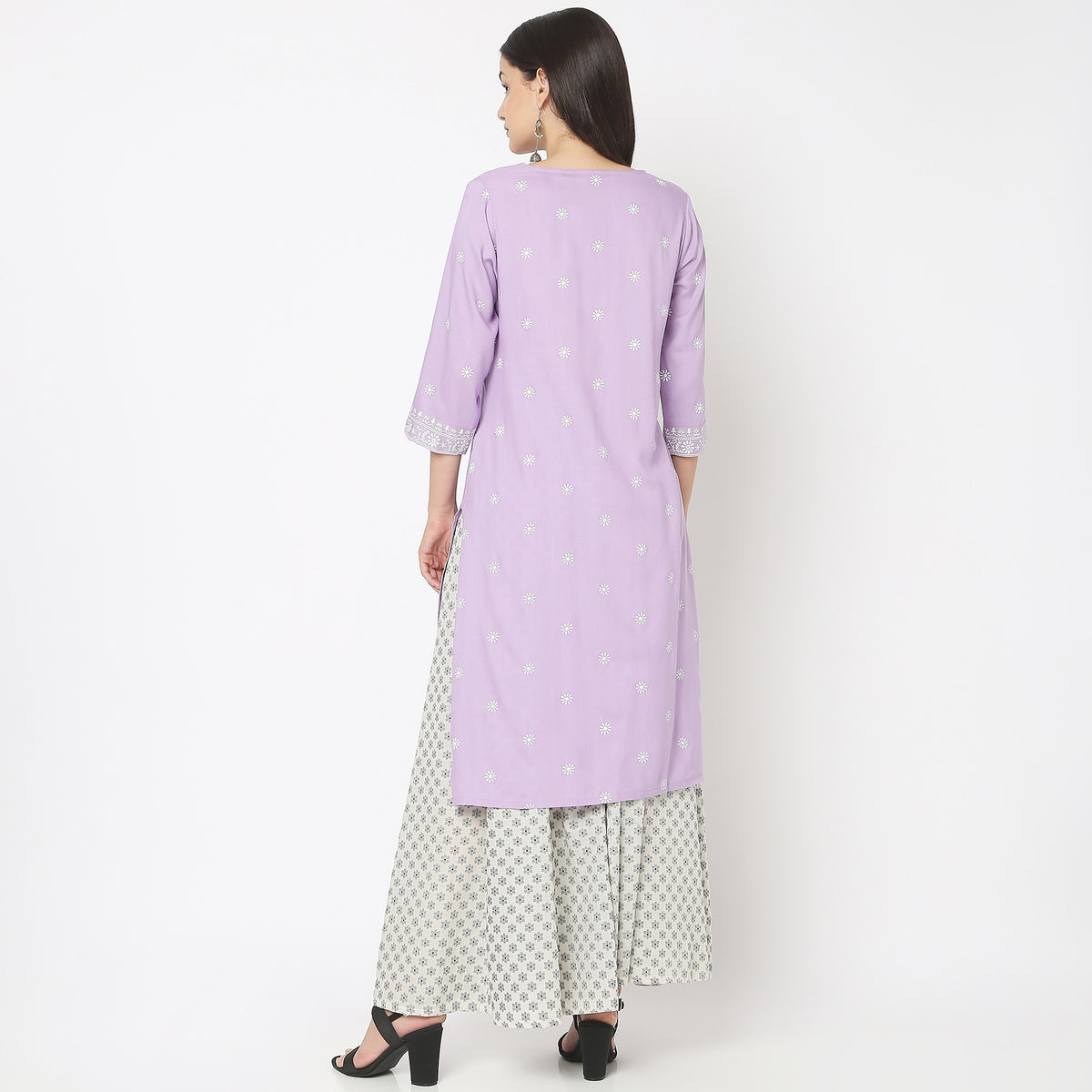 Straight Fit Printed Kurta