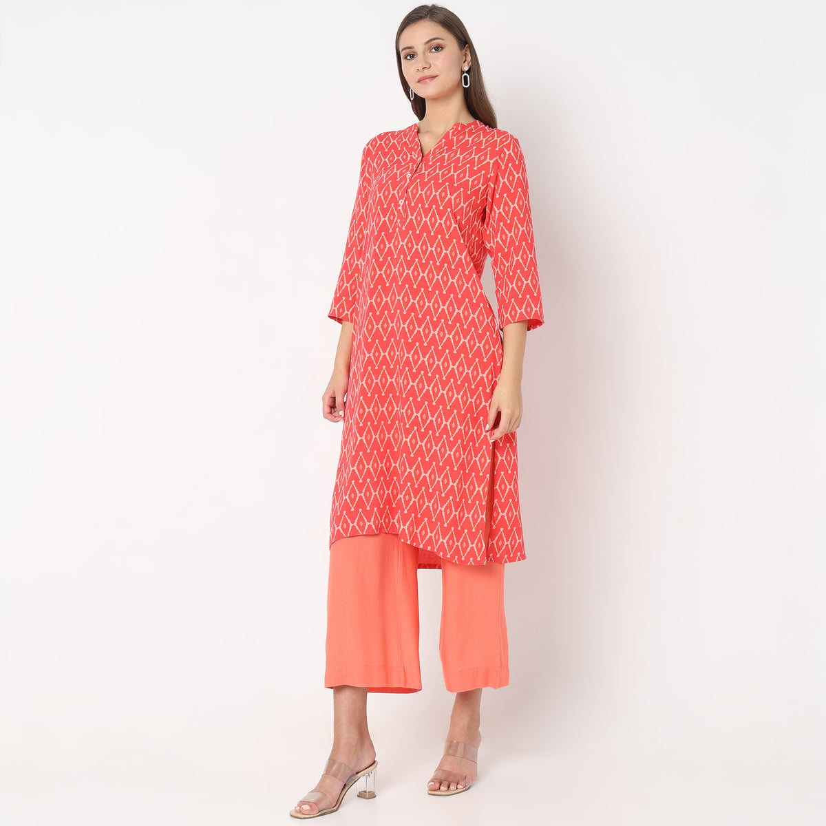 Straight Fit Printed Kurta