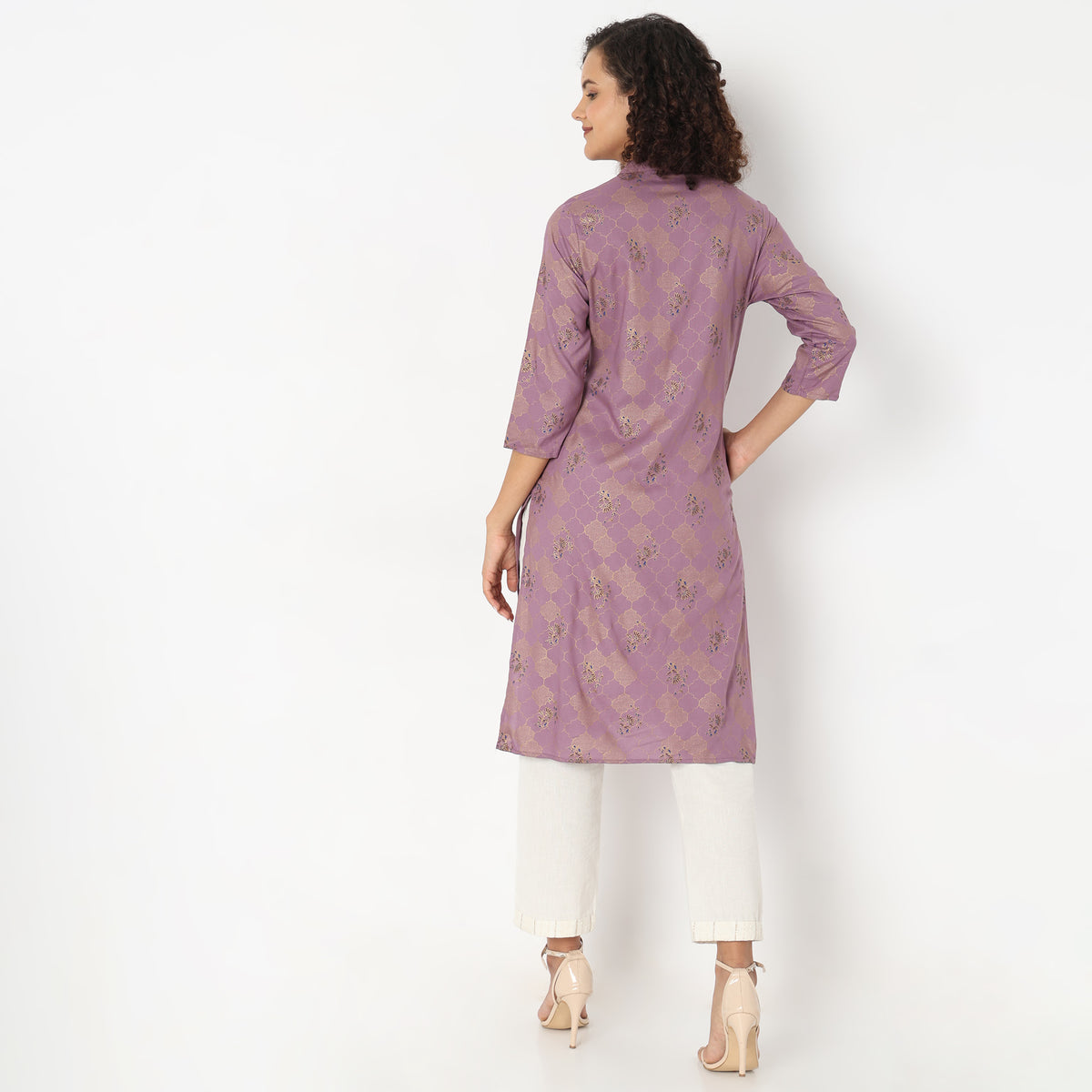 Straight Fit Printed Kurta