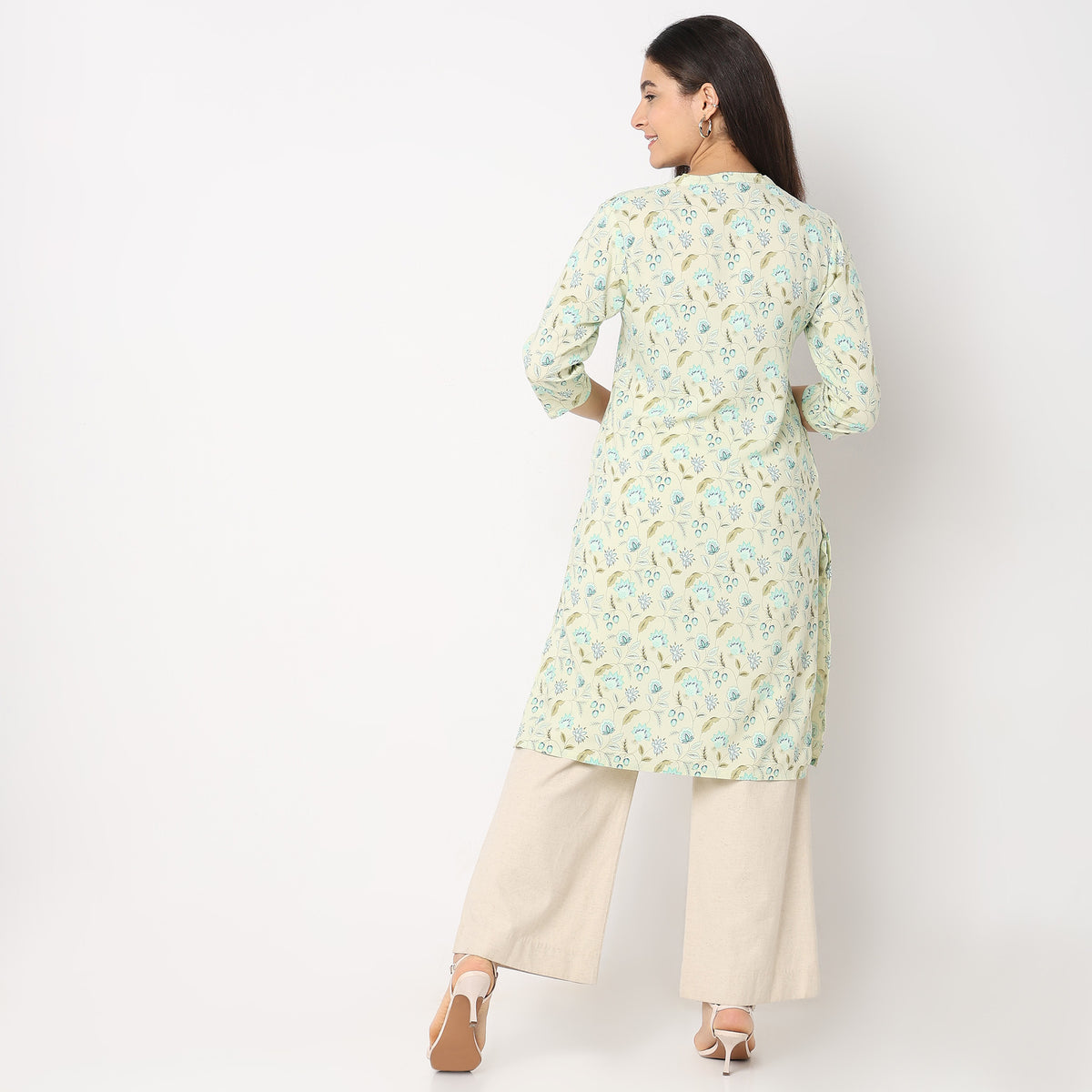 Straight Fit Printed Kurta