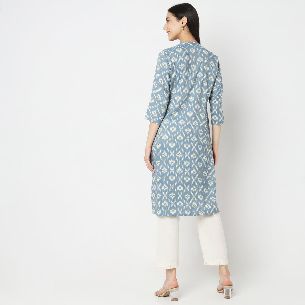 Straight Fit Printed Kurta