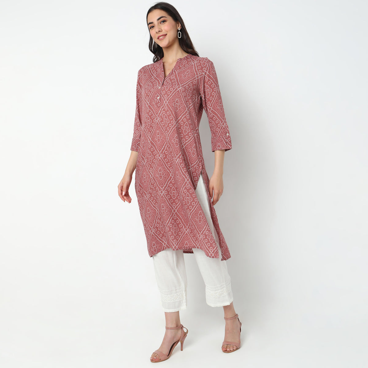 Straight Fit Printed Kurta