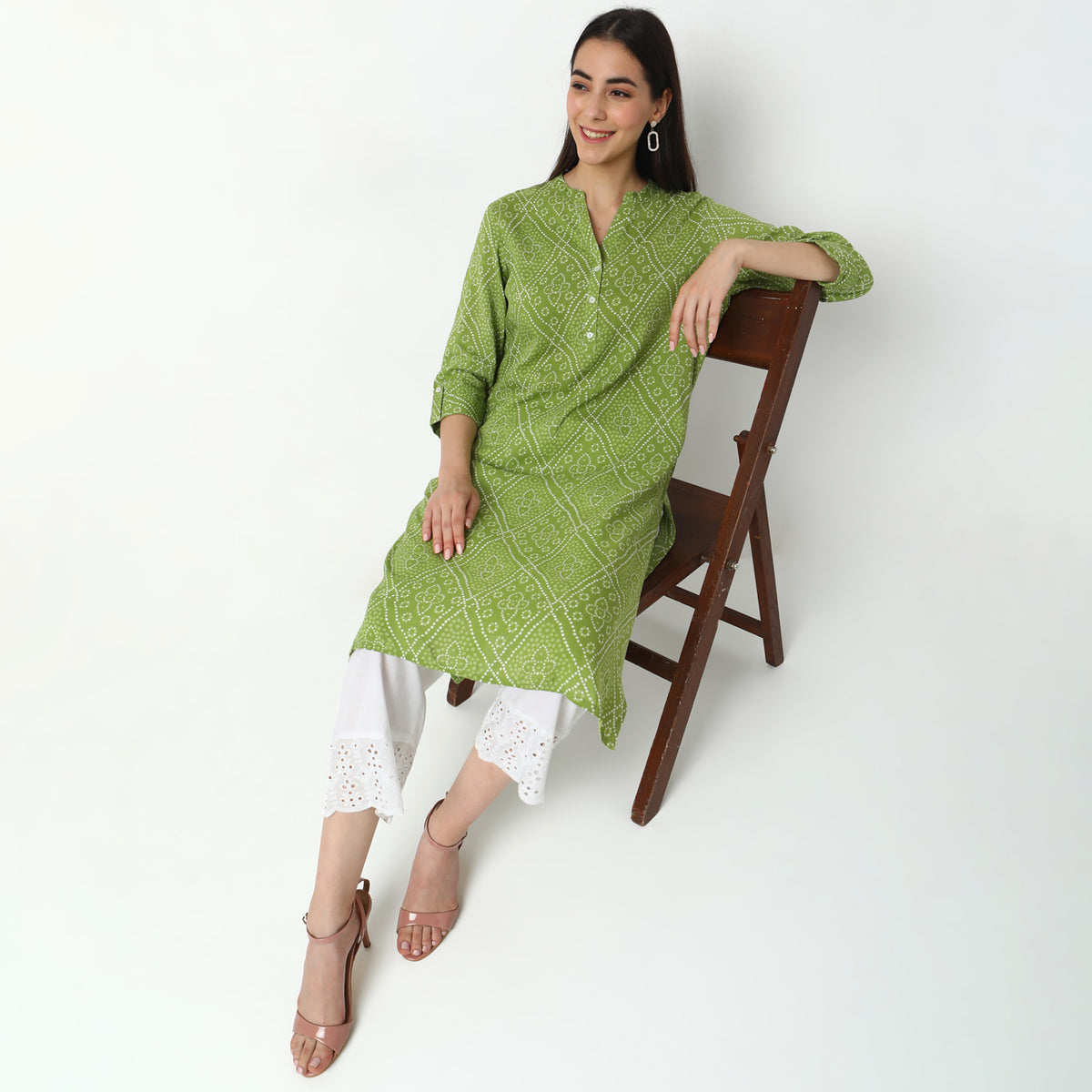 Straight Fit Printed Kurta