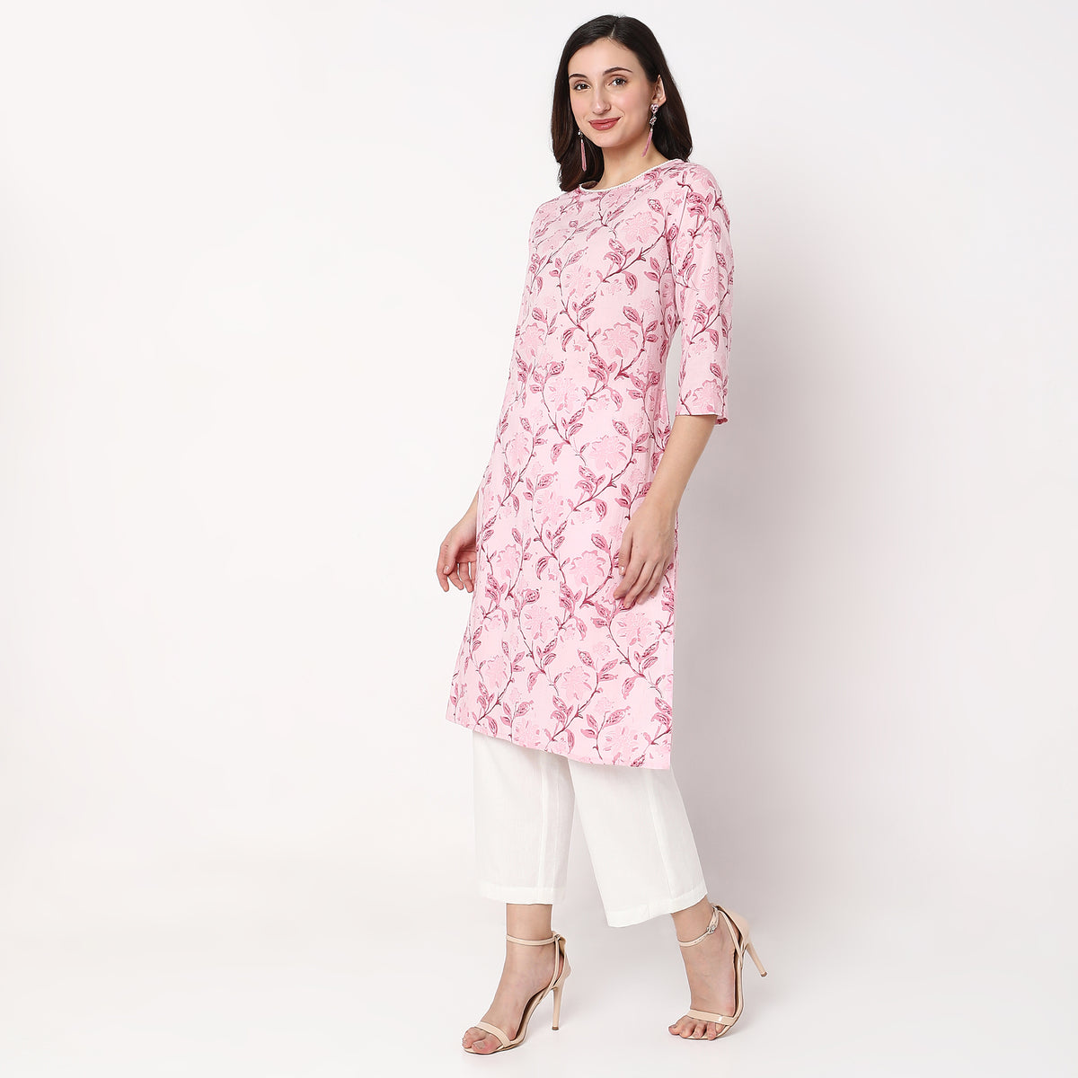 Straight Fit Printed Kurta