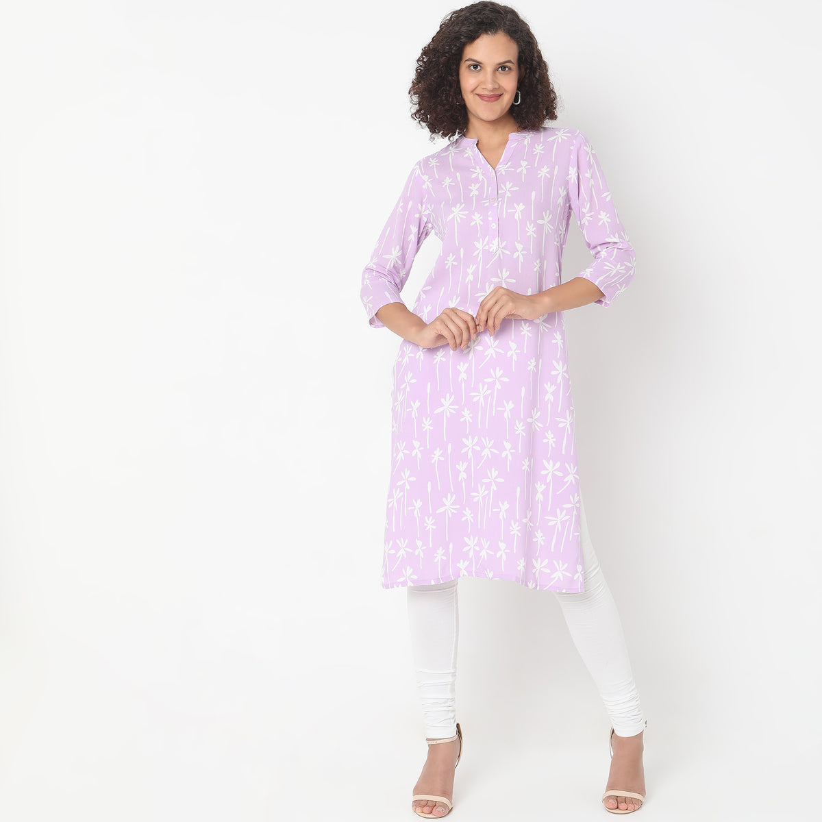 Straight Fit Printed Kurta