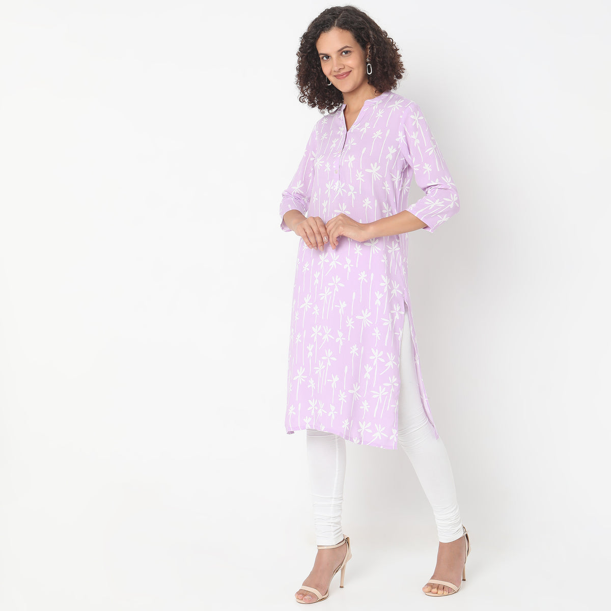 Straight Fit Printed Kurta