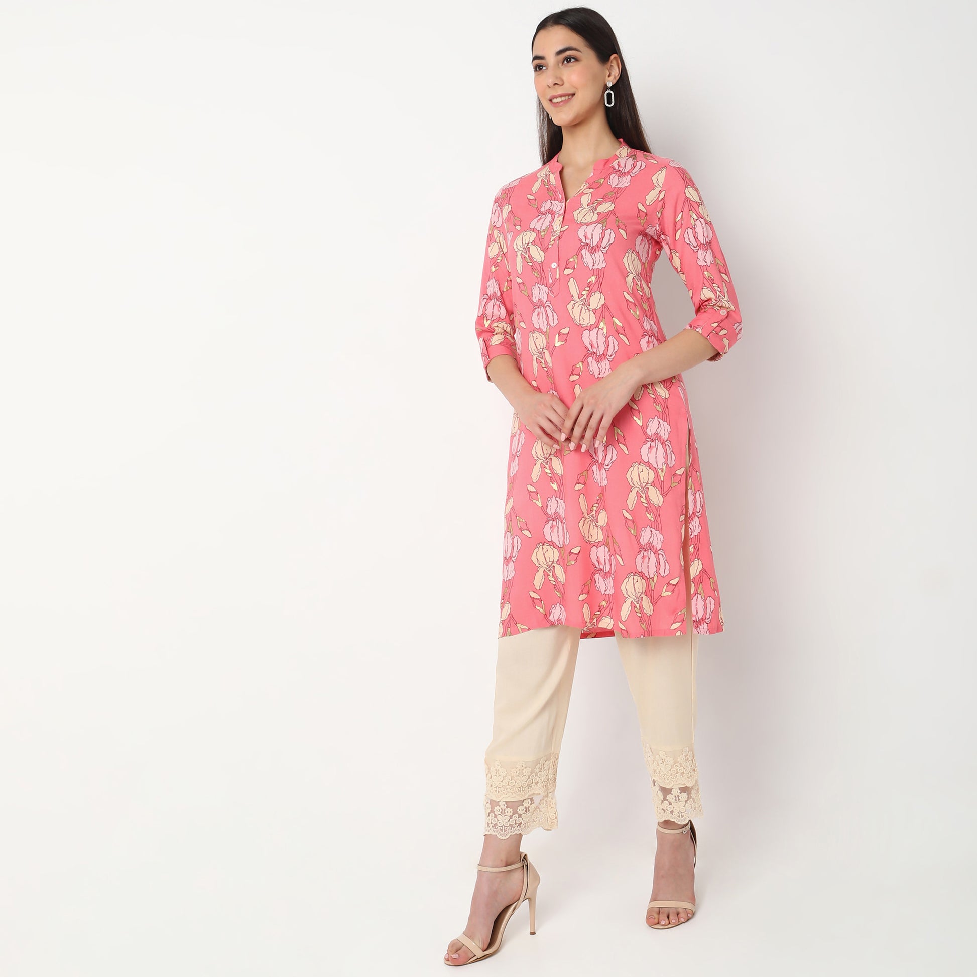 Straight Fit Printed Kurta