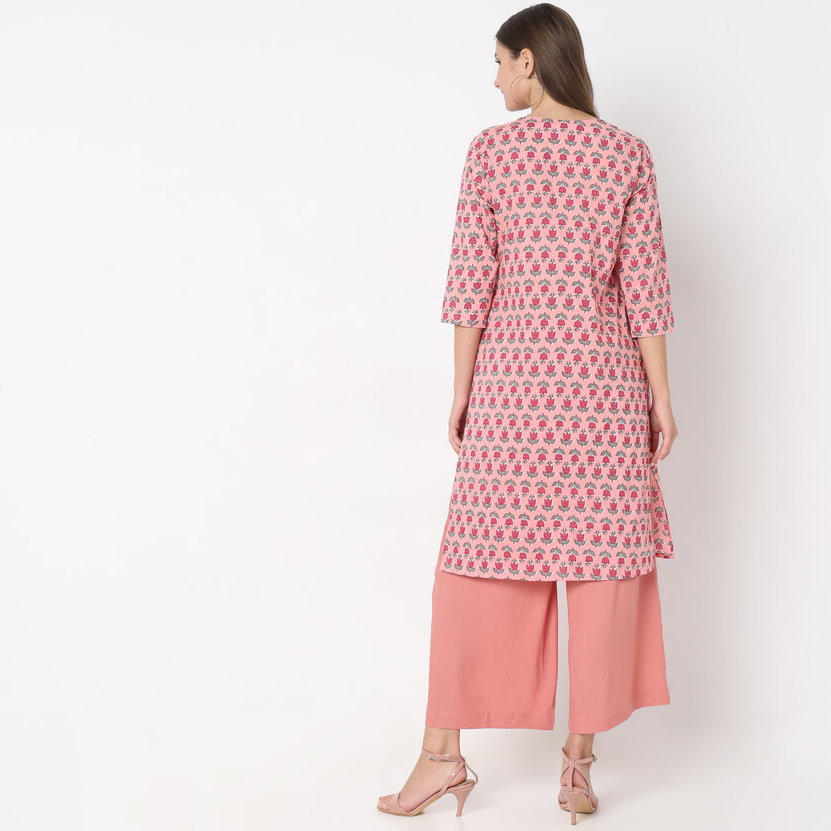 Straight Fit Printed Kurta