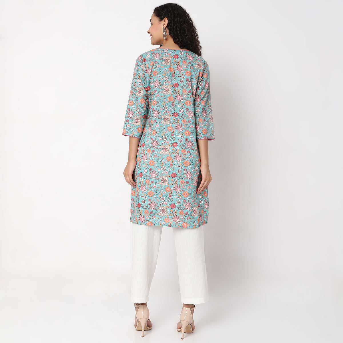 Straight Fit Printed Kurta