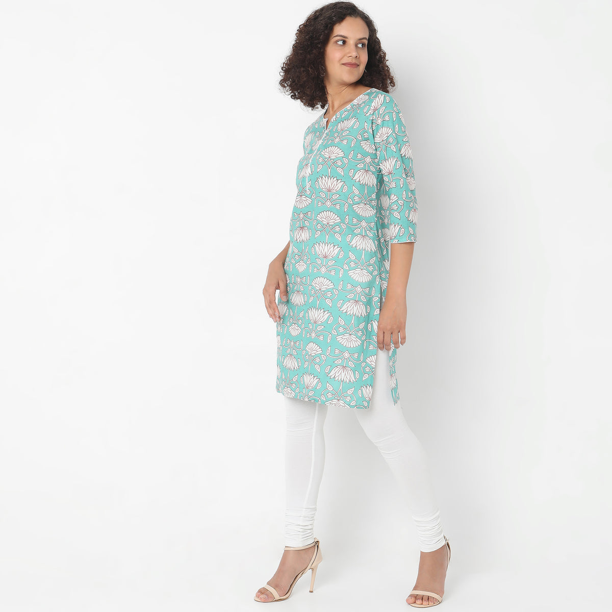 Straight Fit Printed Kurta