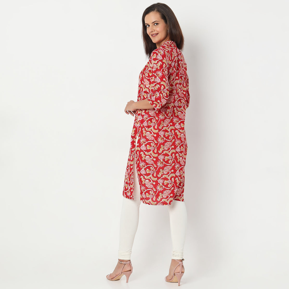 Straight Fit Printed Kurta