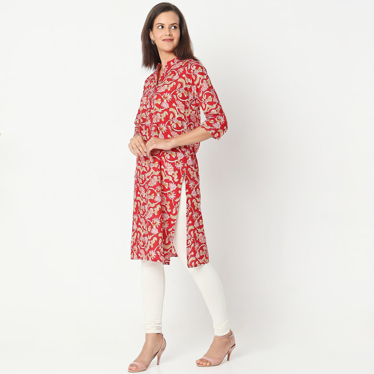 Straight Fit Printed Kurta