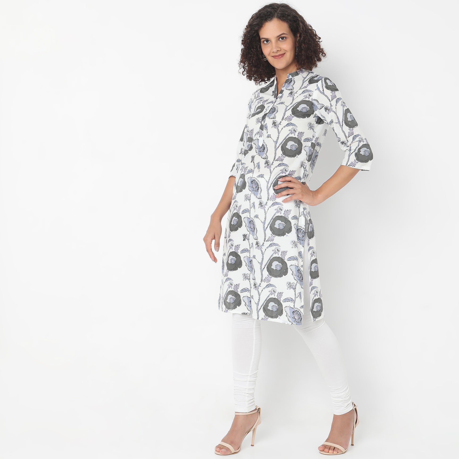 Straight Fit Printed Kurta