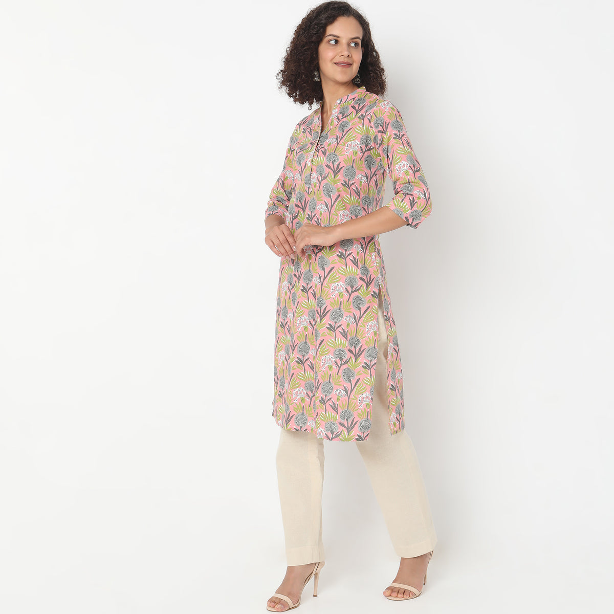 Straight Fit Printed Kurta