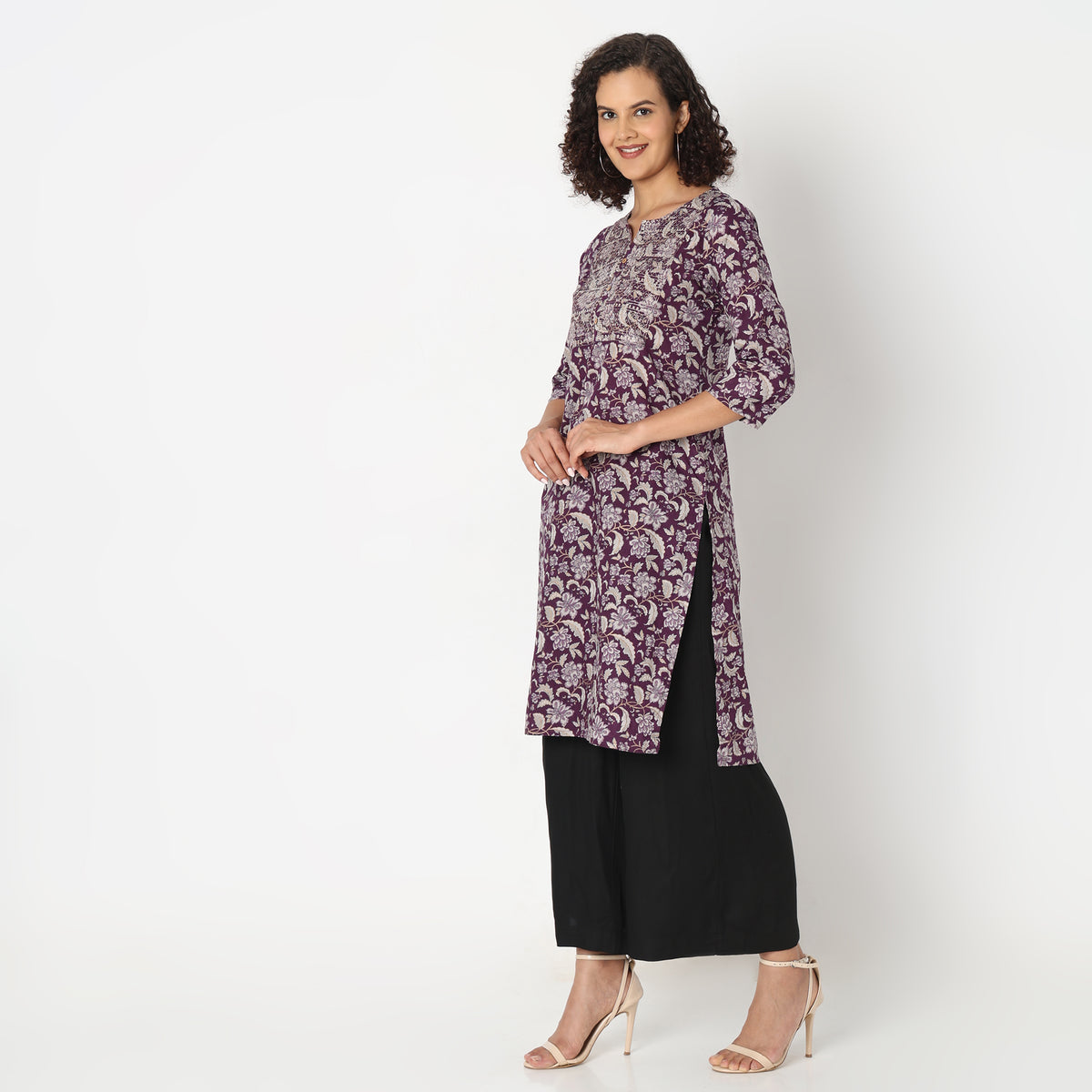 Straight Fit Printed Kurta