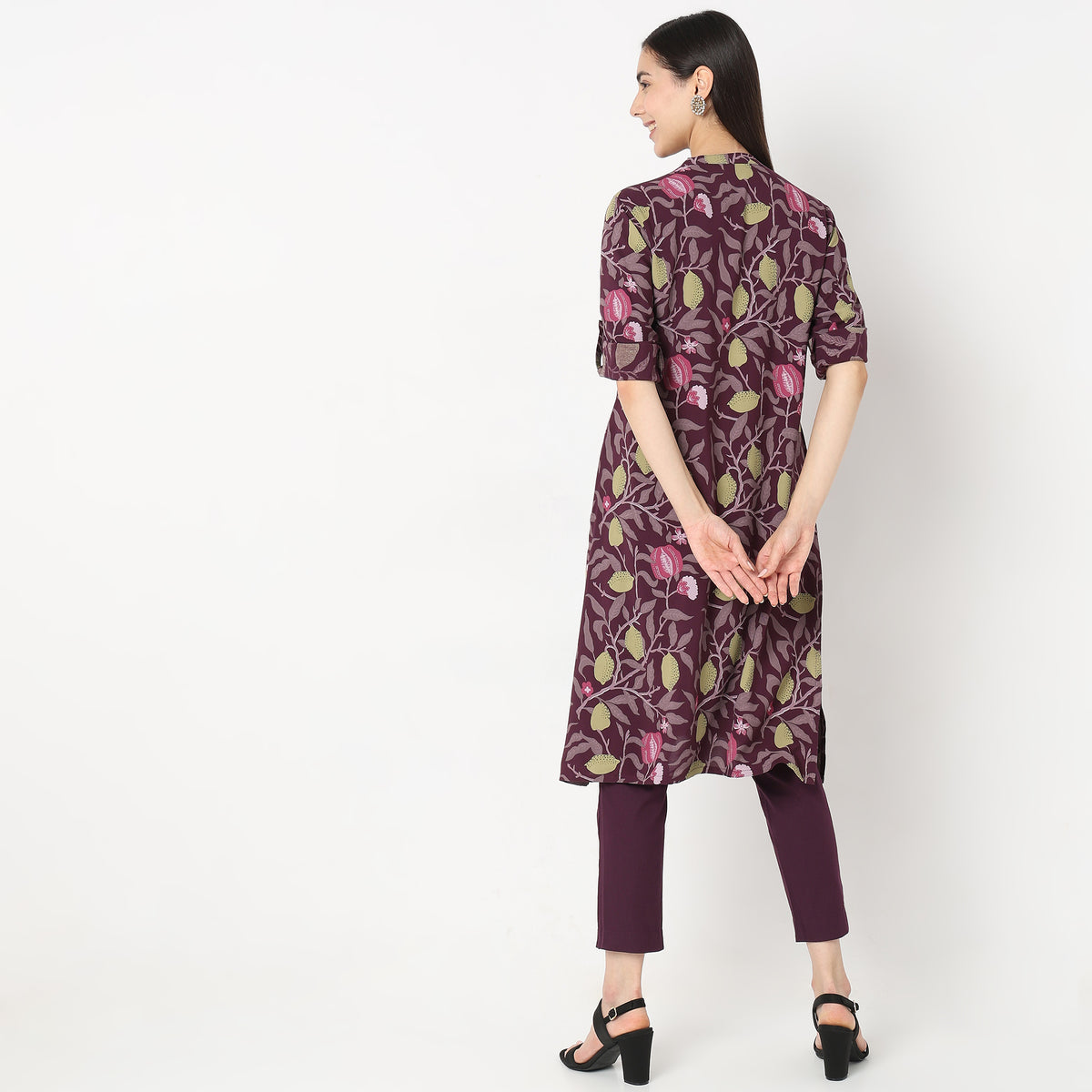 Straight Fit Printed Kurta