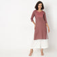 Straight Fit Embroidered Kurta