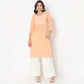 Straight Fit Embroidered Kurta